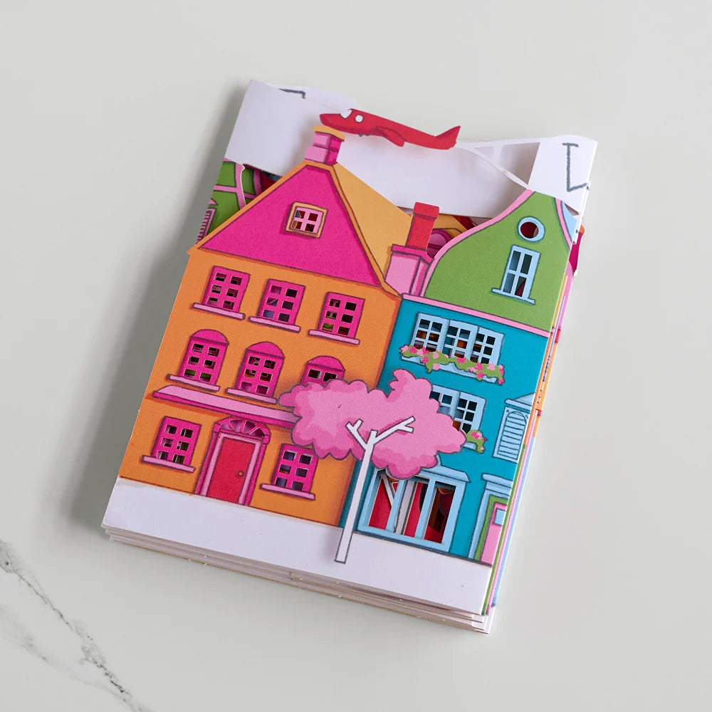 Welcome to the Gayborhood Loooooong Card™ (Expands to 2 feet)