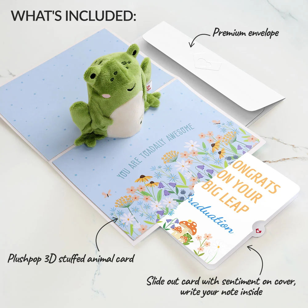'Toadally Awesome' Graduations Plushpop Card and Sentiment Set
