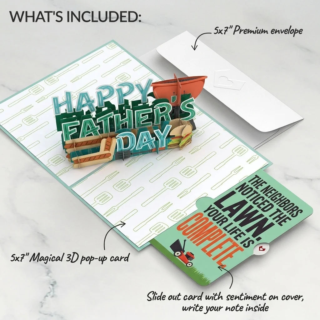 Best Flippin' Dad Father's Day Pop-Up Card and Sentiment Set
