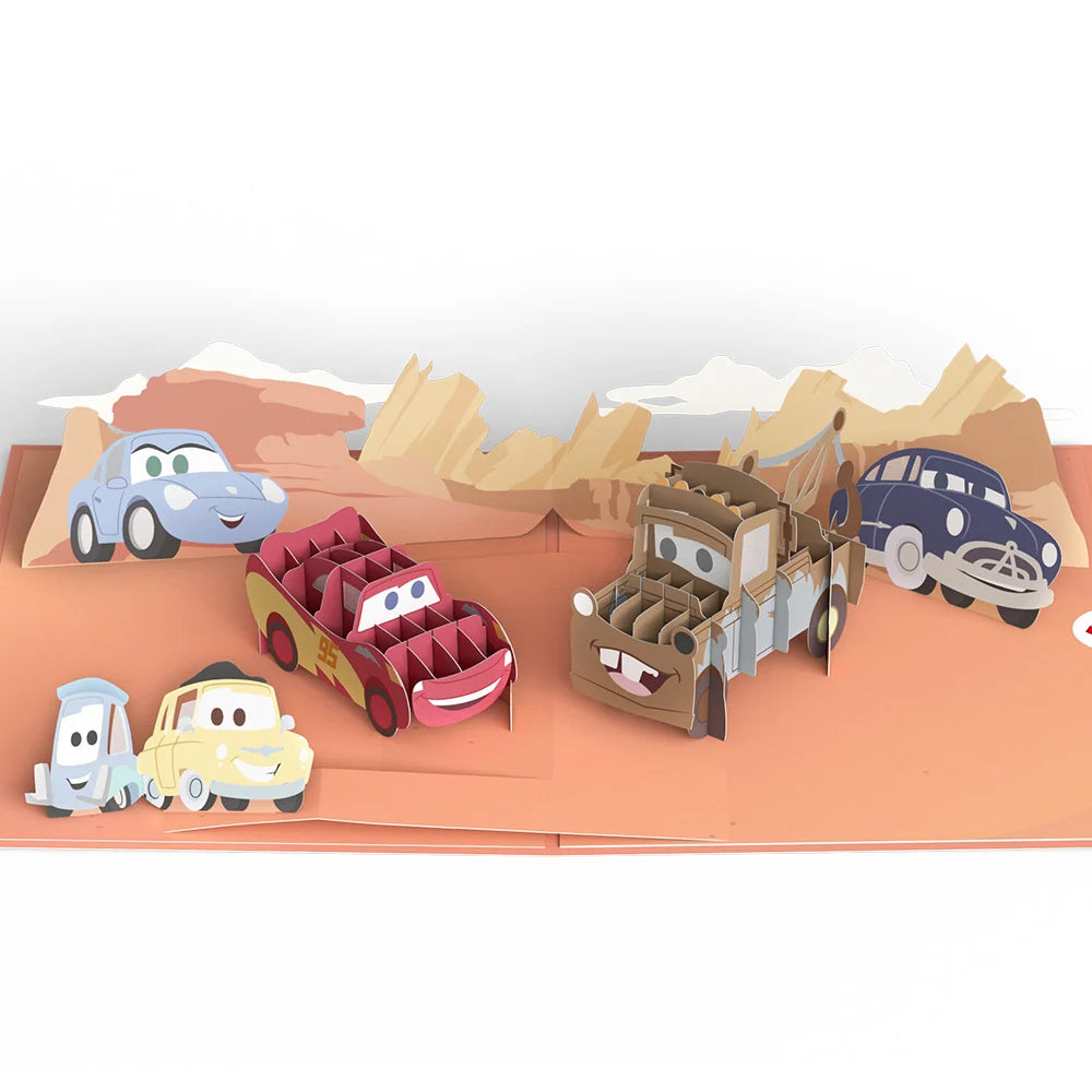 Disney and Pixar Cars Better Tow-gether Pop-Up Card
