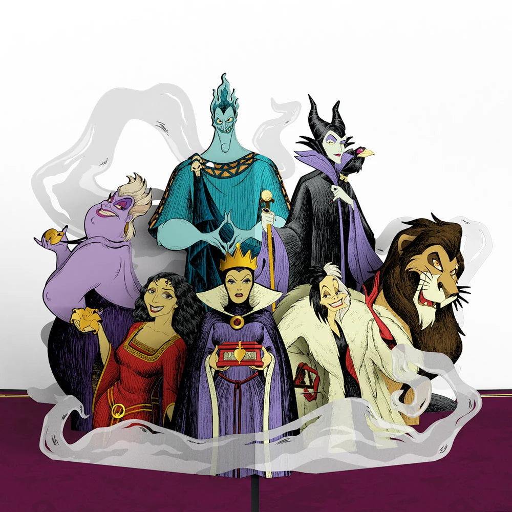Disney Villains Have a Killer Day Pop-Up Card