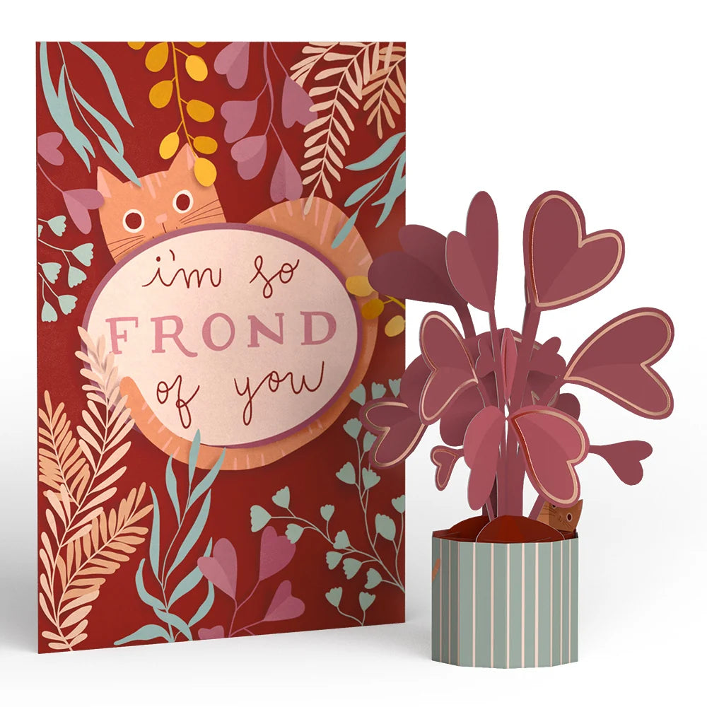 So Frond of You Card with Mini Bouquet