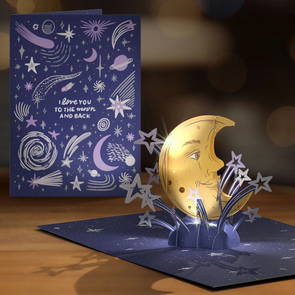 Whimsical Love Light-Up Pop-Up Card 3-Pack