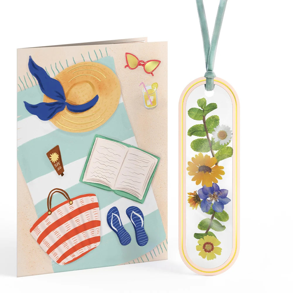 Summer Stories Petal Pressed™ Bookmark Card