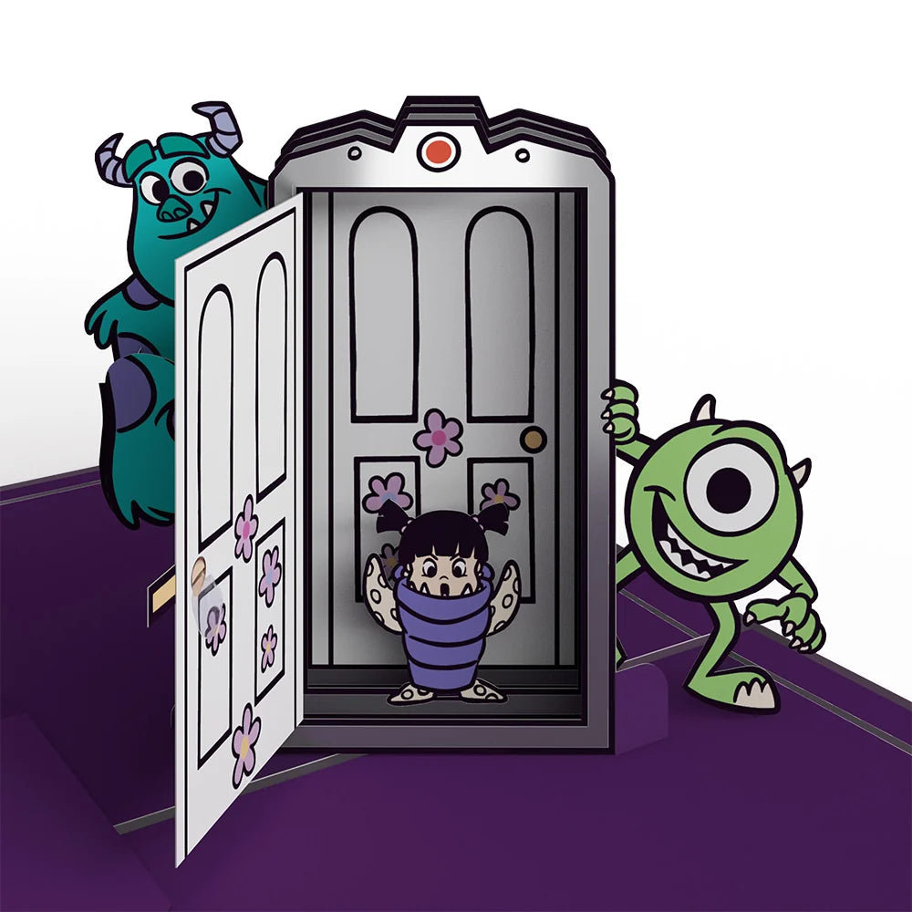 Disney and Pixar Monsters Inc. You Make Life a Scream Pop-Up Card