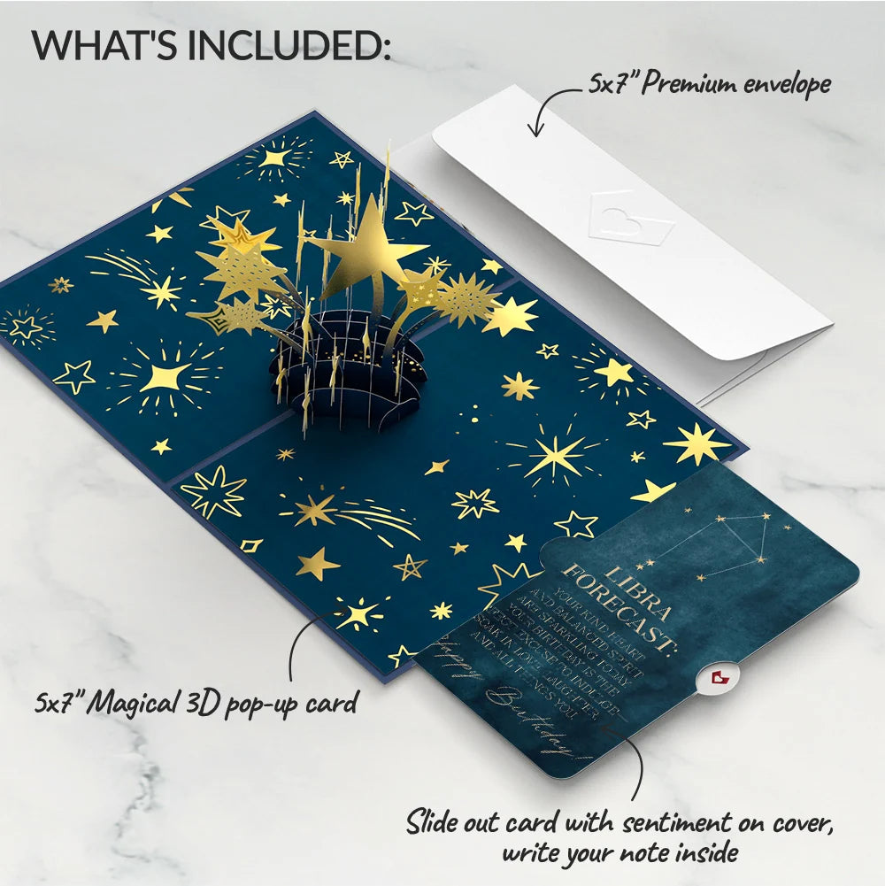 You're a Star Birthday Pop-Up Card and Libra Zodiac Sentiment Set