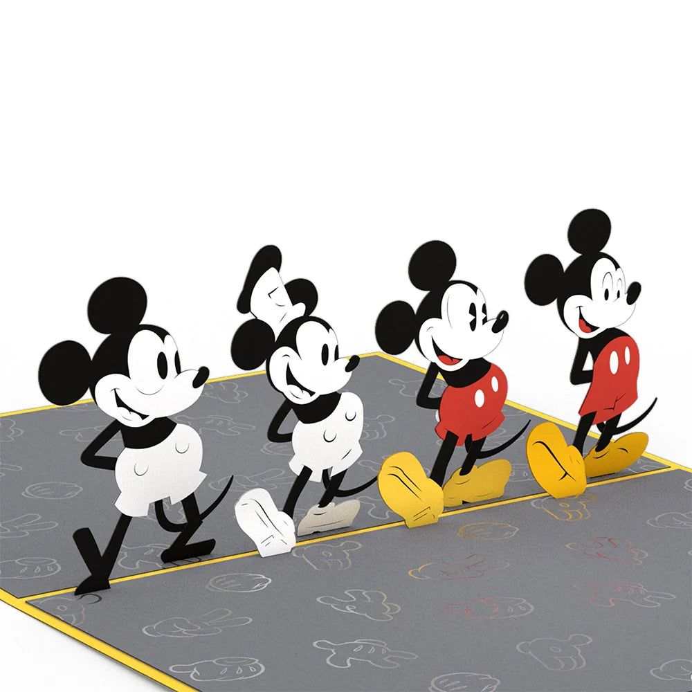 Disney’s Mickey Mouse Through the Years Pop-Up Card