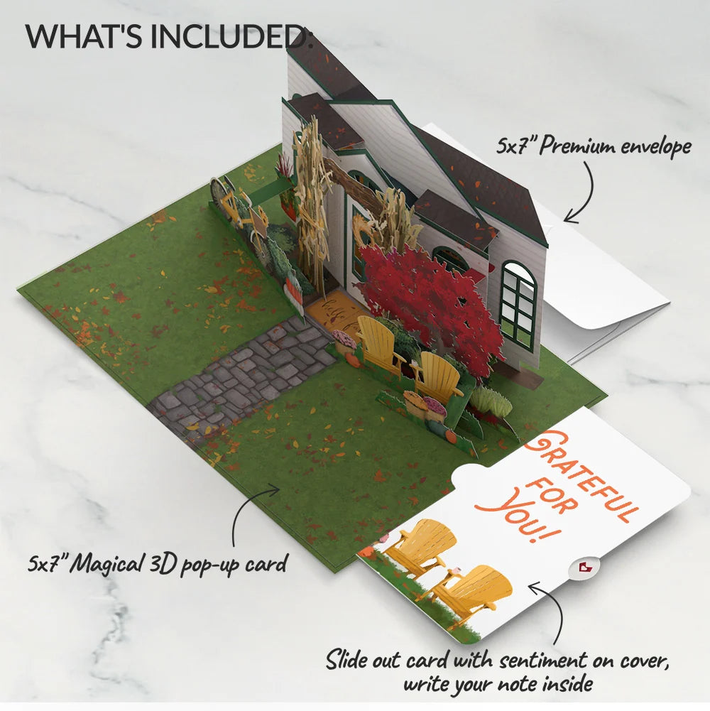 Fall Welcome Appreciation Pop-Up Card and Sentiment Set