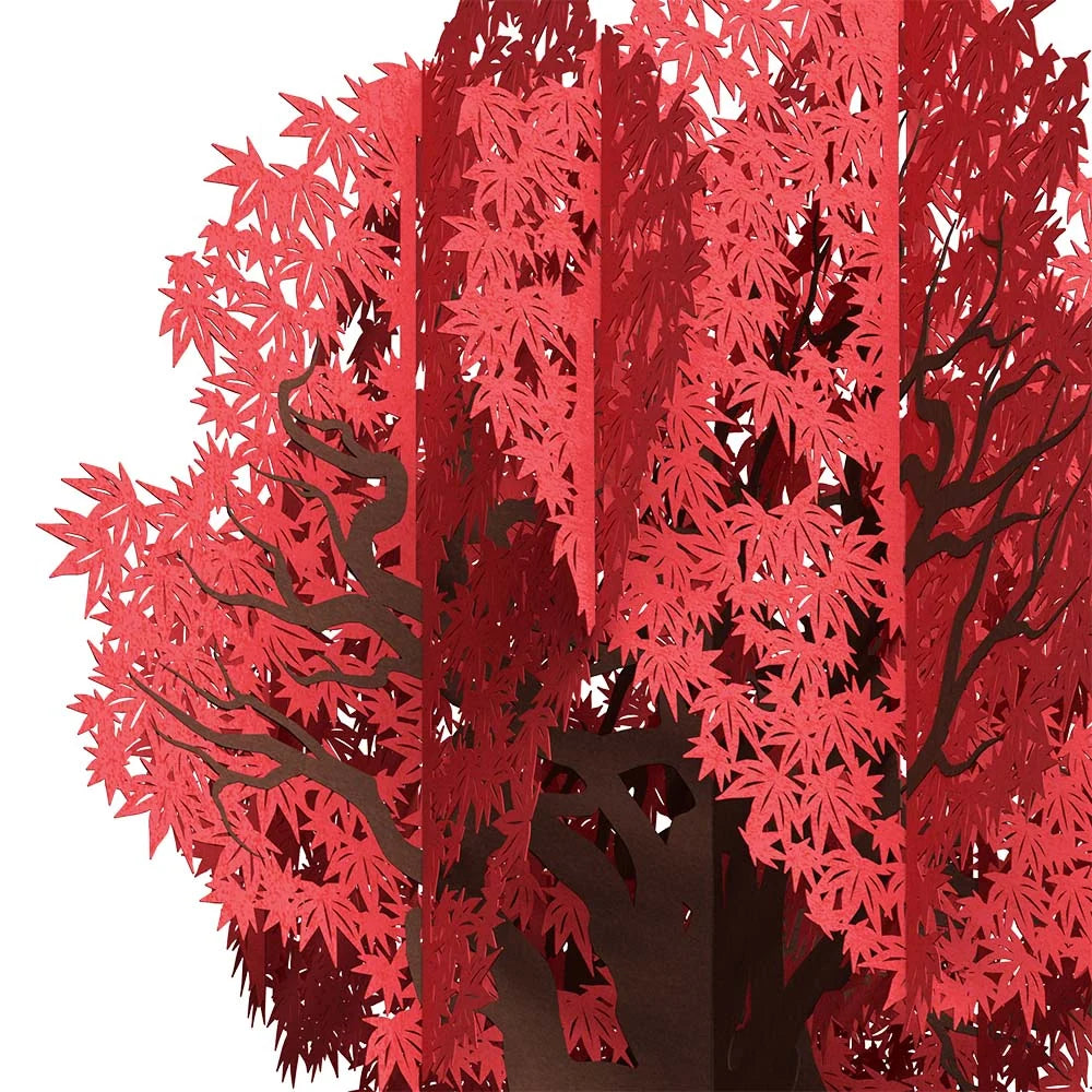 Japanese Maple Poet Tree Pop-Up Paper Sculpture