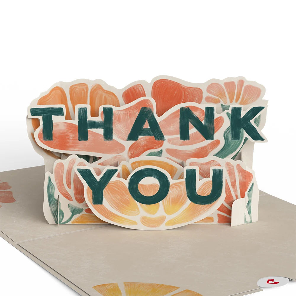 So Much Appreciation Thank You Pop-Up Card