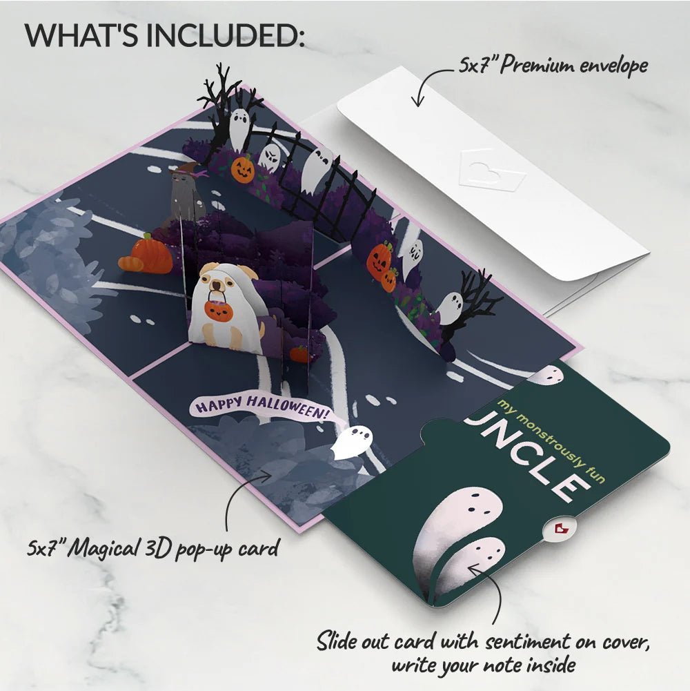 'Oohh, Spooky' Halloween Pop-Up Card and Sentiment Set for Uncle