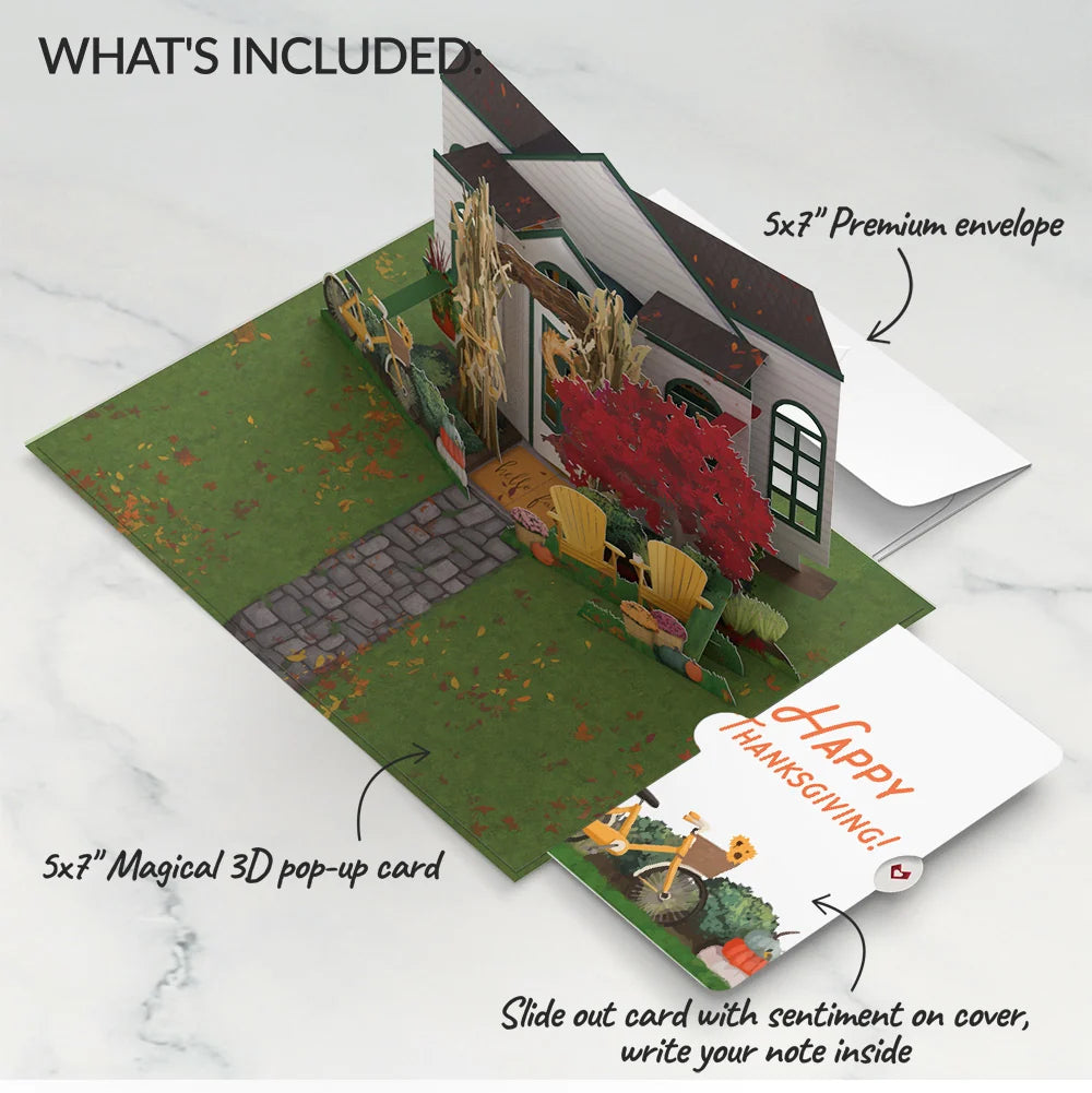 Fall Welcome Thanksgiving Pop-Up Card and Sentiment Set