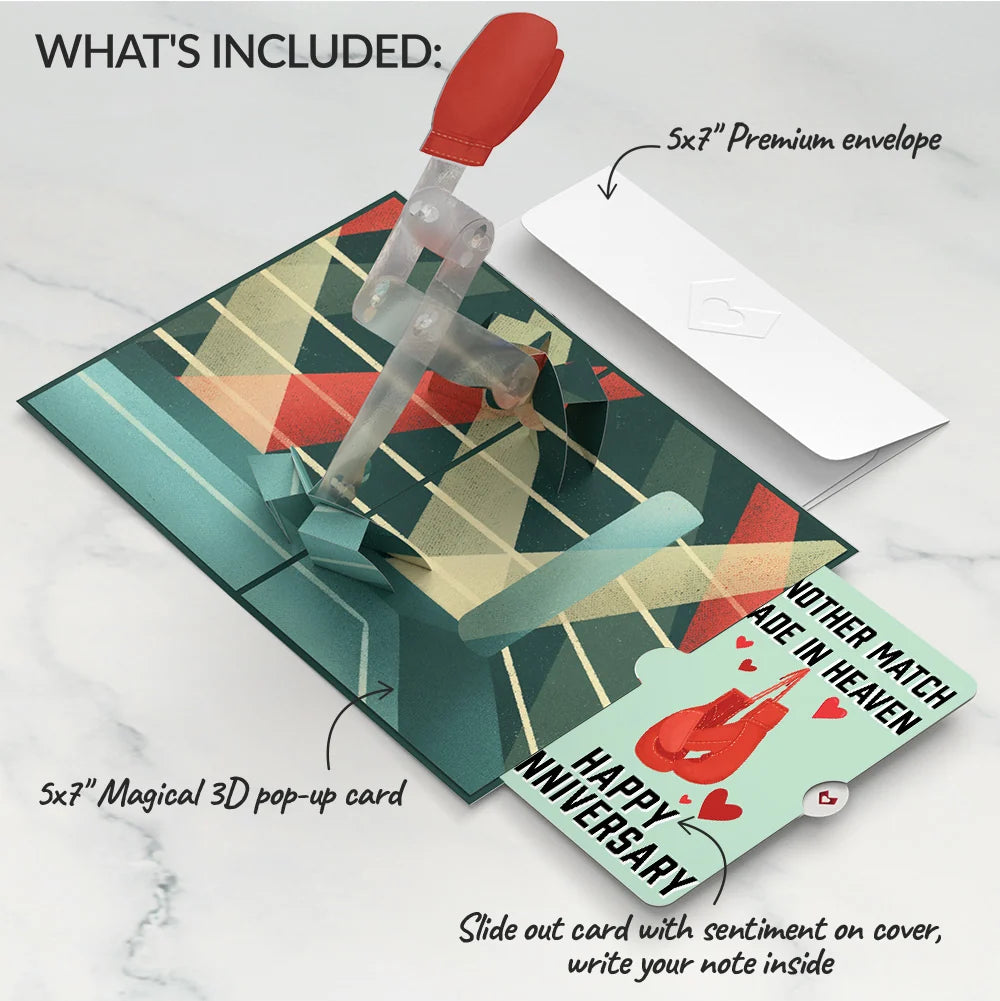 You're a Knock Out Anniversary Pop-Up Card and Sentiment Set