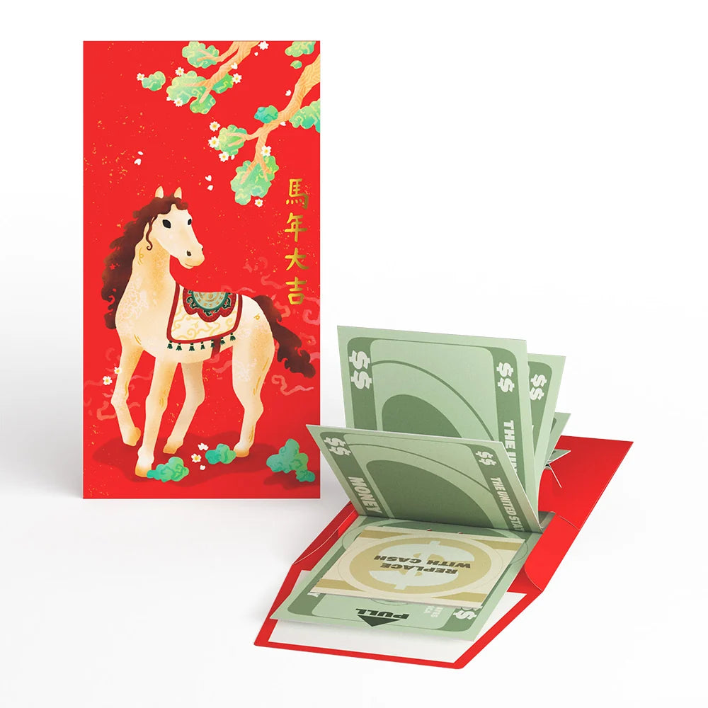 Year of the Horse Lunar New Year Envelope 3-Pack