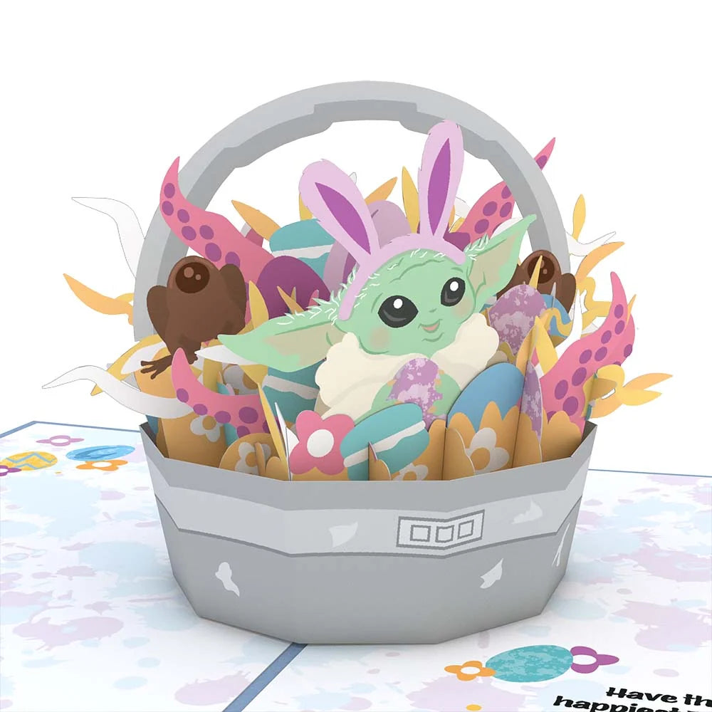 Star Wars™ The Mandalorian™ Best Easter in the Gal-eggsy Pop-Up Card