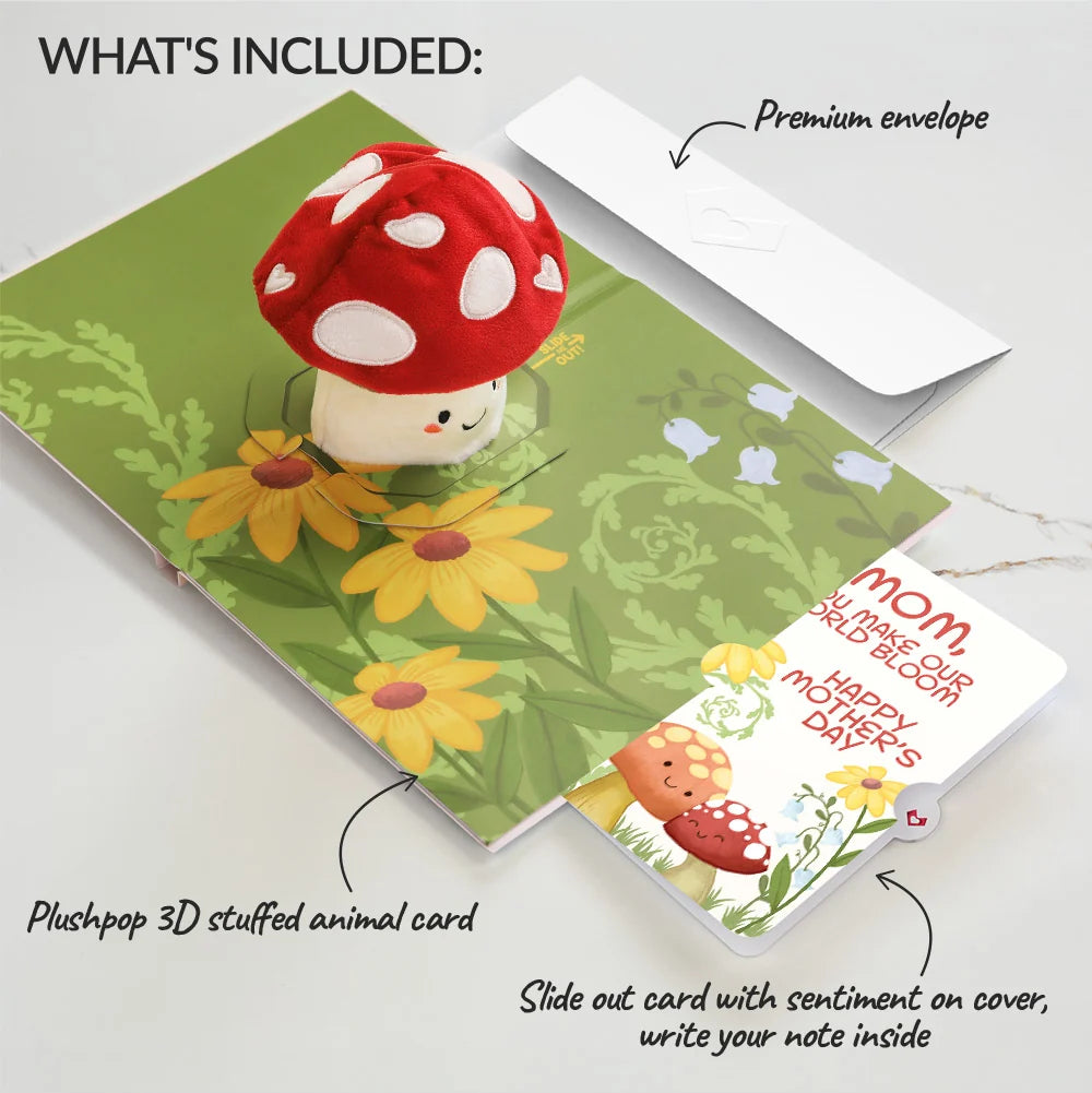 'Love You So Mush' Mother’s Day Plushpop Card and Sentiment Set for Mom
