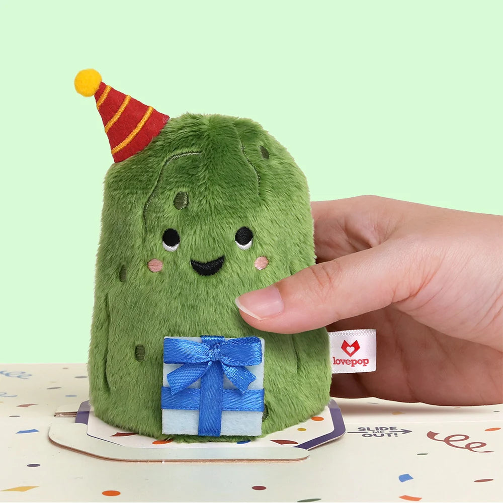 'Big Dill' Birthday Pickle Plushpop Card