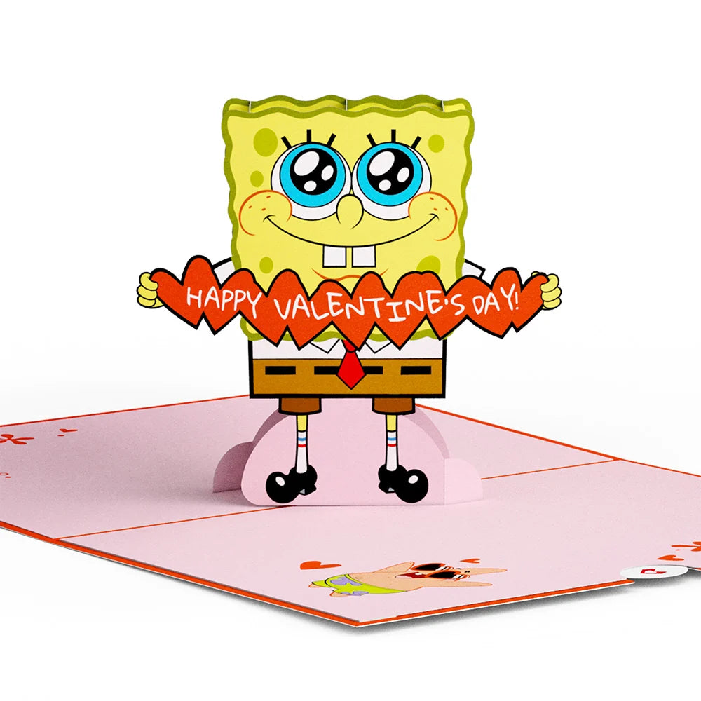 SpongeBob SquarePants Pineapple of My Eye Valentine's Day Pop-Up Card
