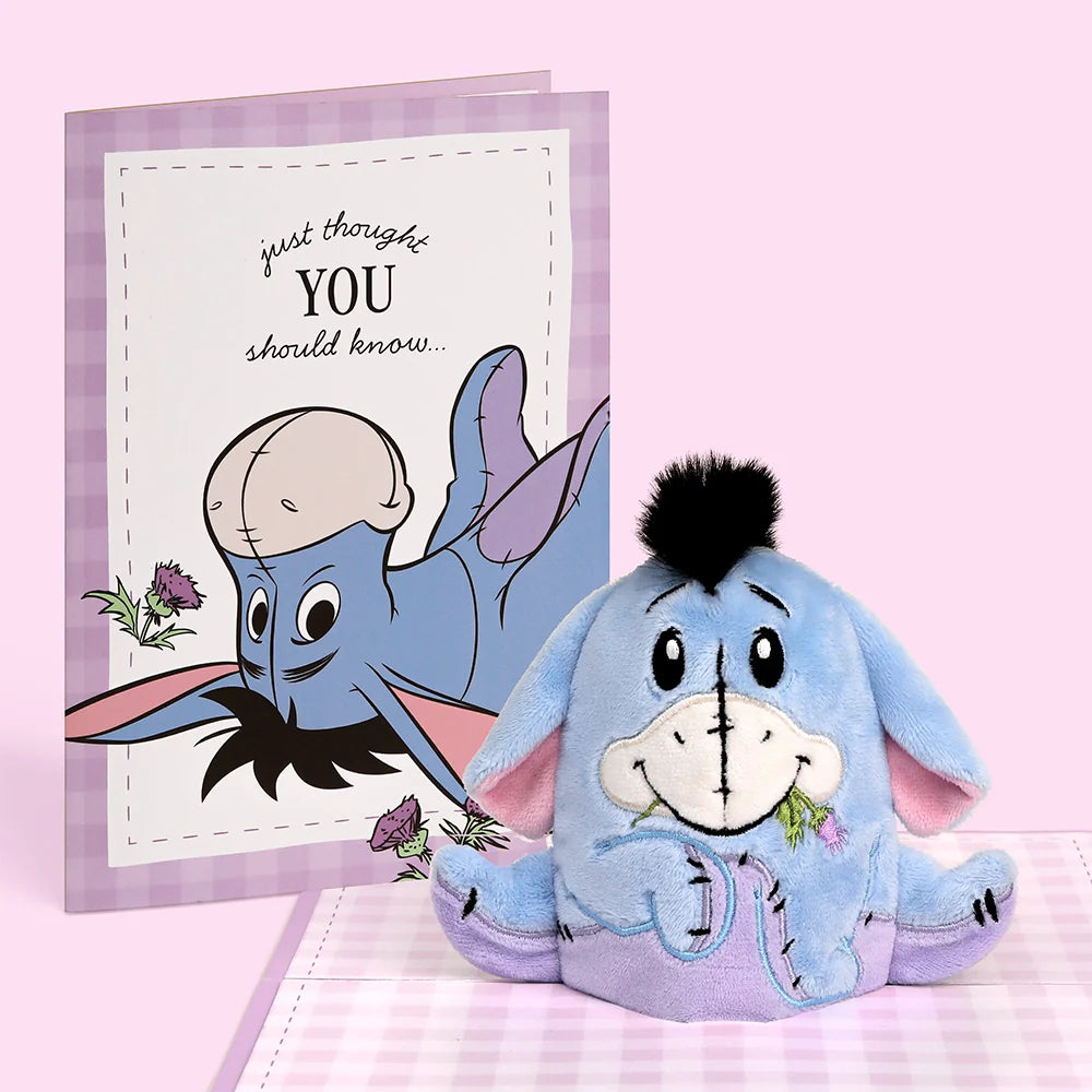 Disney's Winnie the Pooh Eeyore Plushpop & Flower Buds Bouquet Bundle