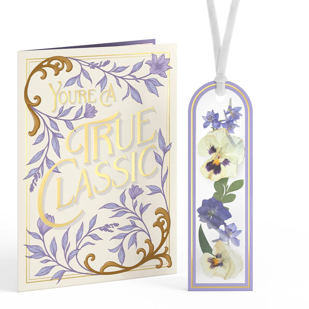 True Classic Petal Pressed™ Bookmark Card