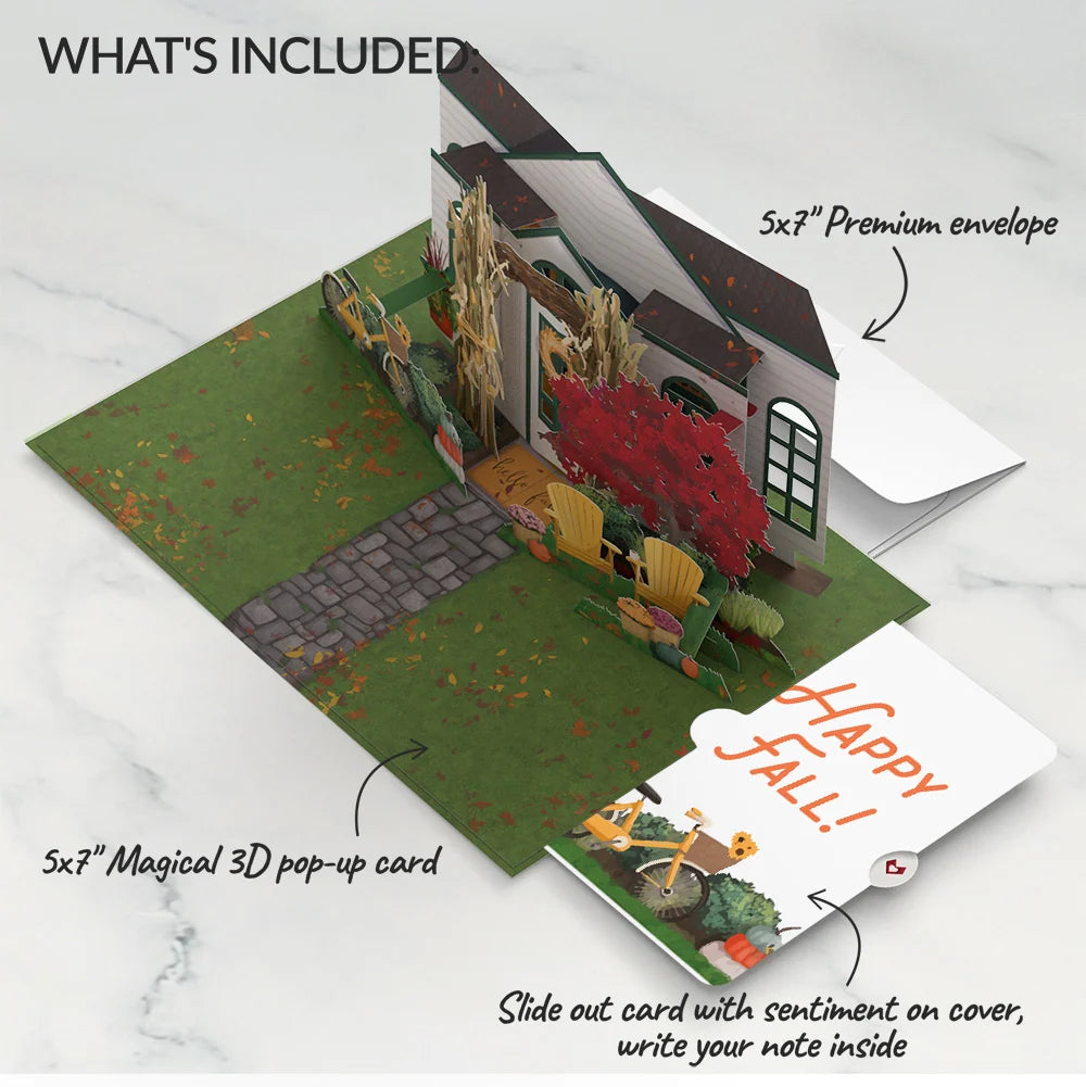 Fall Welcome Pop-Up Card and Sentiment Set