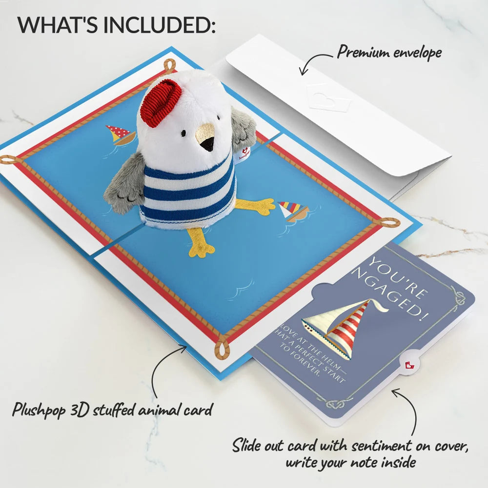 'Ahoy There' Engagement Plushpop Card and Sentiment Set