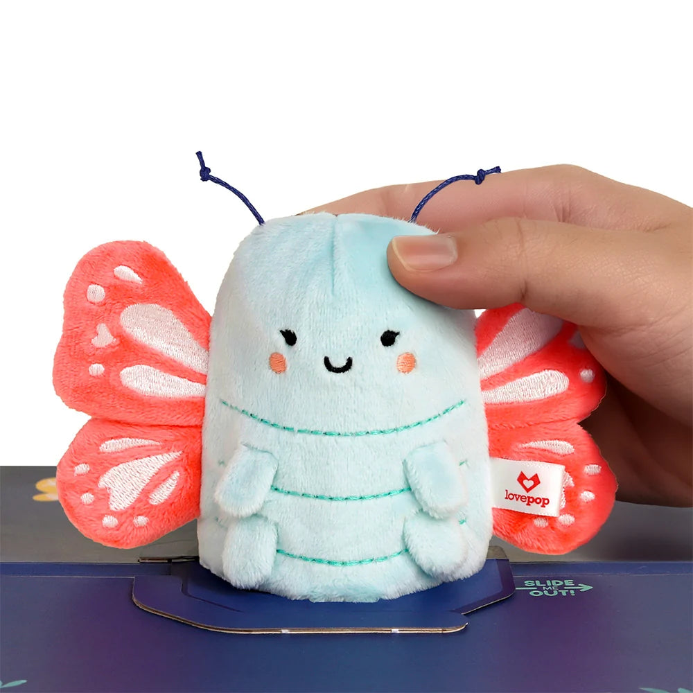 'Hi!' Butterfly Plushpop Card