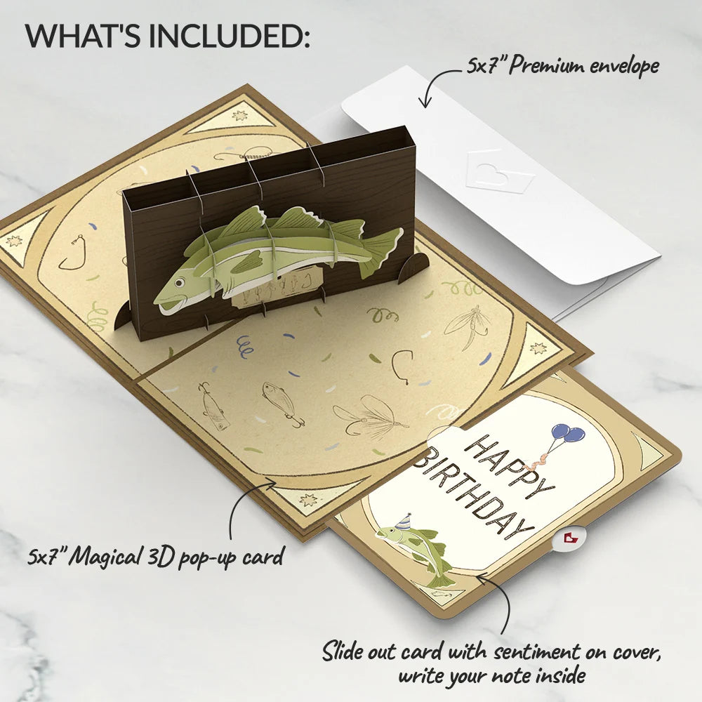 Cod Plaque Birthday Pop-Up Card and Sentiment Set