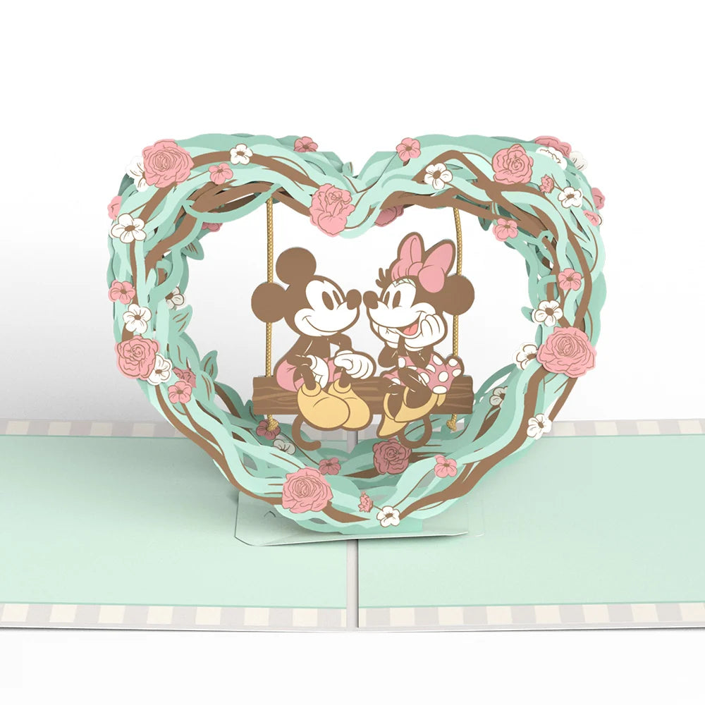 Disney's Mickey & Minnie Mouse My Favorite Place Is Next to You Pop-Up Card