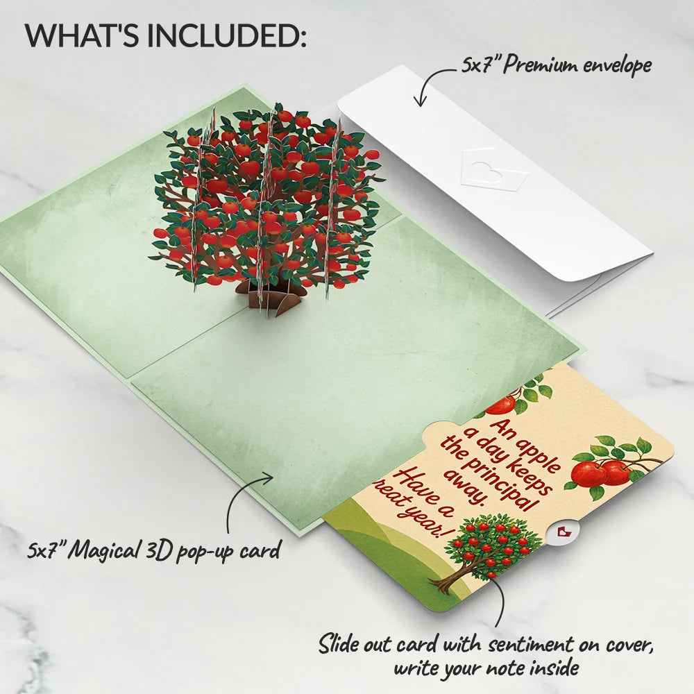 Apple Tree Encouragement Pop-Up Card and Sentiment Set