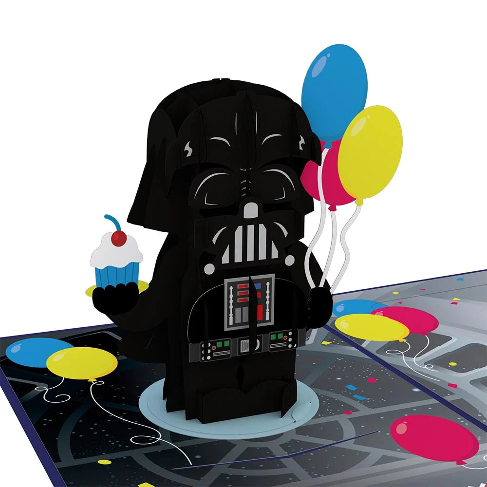 Star Wars™ Darth Vader™ Birthday Card with Pop-Up Gift