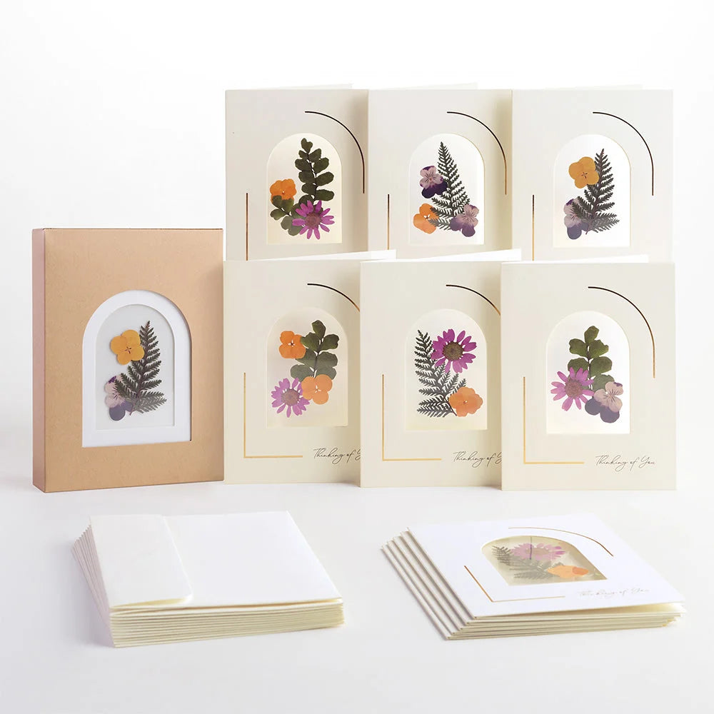 Petal Pressed™ ‘Thinking of You’ Notecards - Garden Bloom (Assorted 12-Pack)