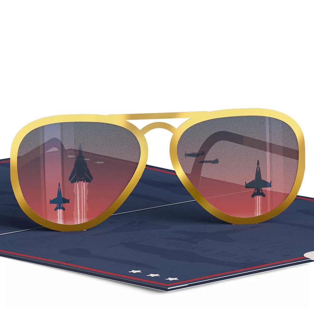 Top Gun: Maverick Top Dad Pop-Up Card
