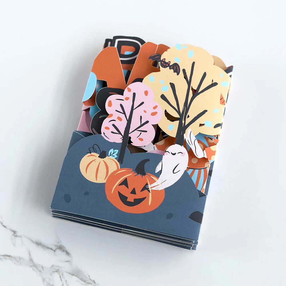 Disney’s Mickey & Friends Happy Halloween Loooooong Card™ (Expands to 2 feet)
