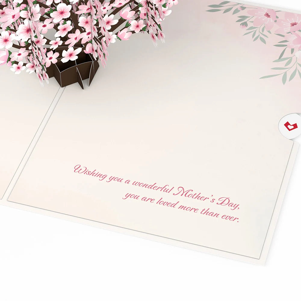 To My Grandma Mother’s Day Cherry Blossom Pop-Up Card