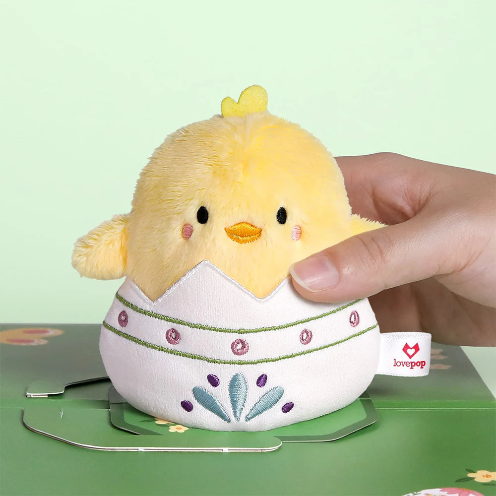 Spring Chick Plushpop Card