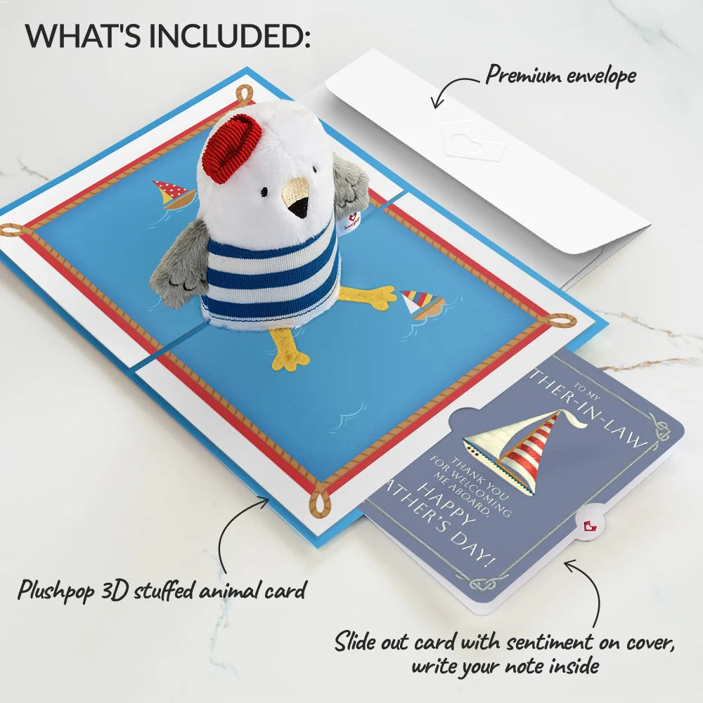 'Ahoy There' Father's Day Plushpop Card and Sentiment Set for Father-in-law