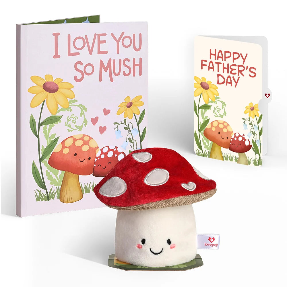 'Love You So Mush' Father’s Day Plushpop Card and Sentiment Set for Dad