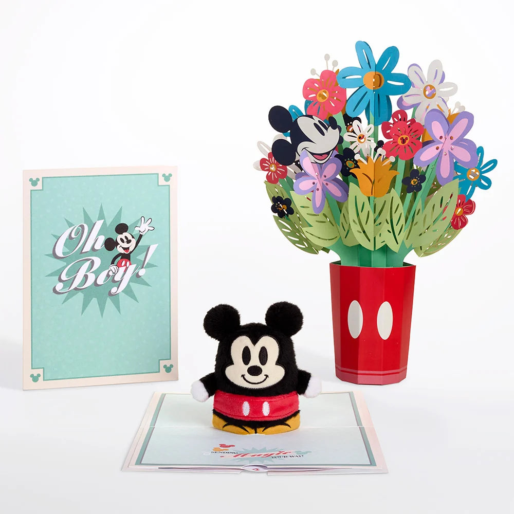 Disney’s Mickey Mouse Plushpop Card & Bouquet Bundle