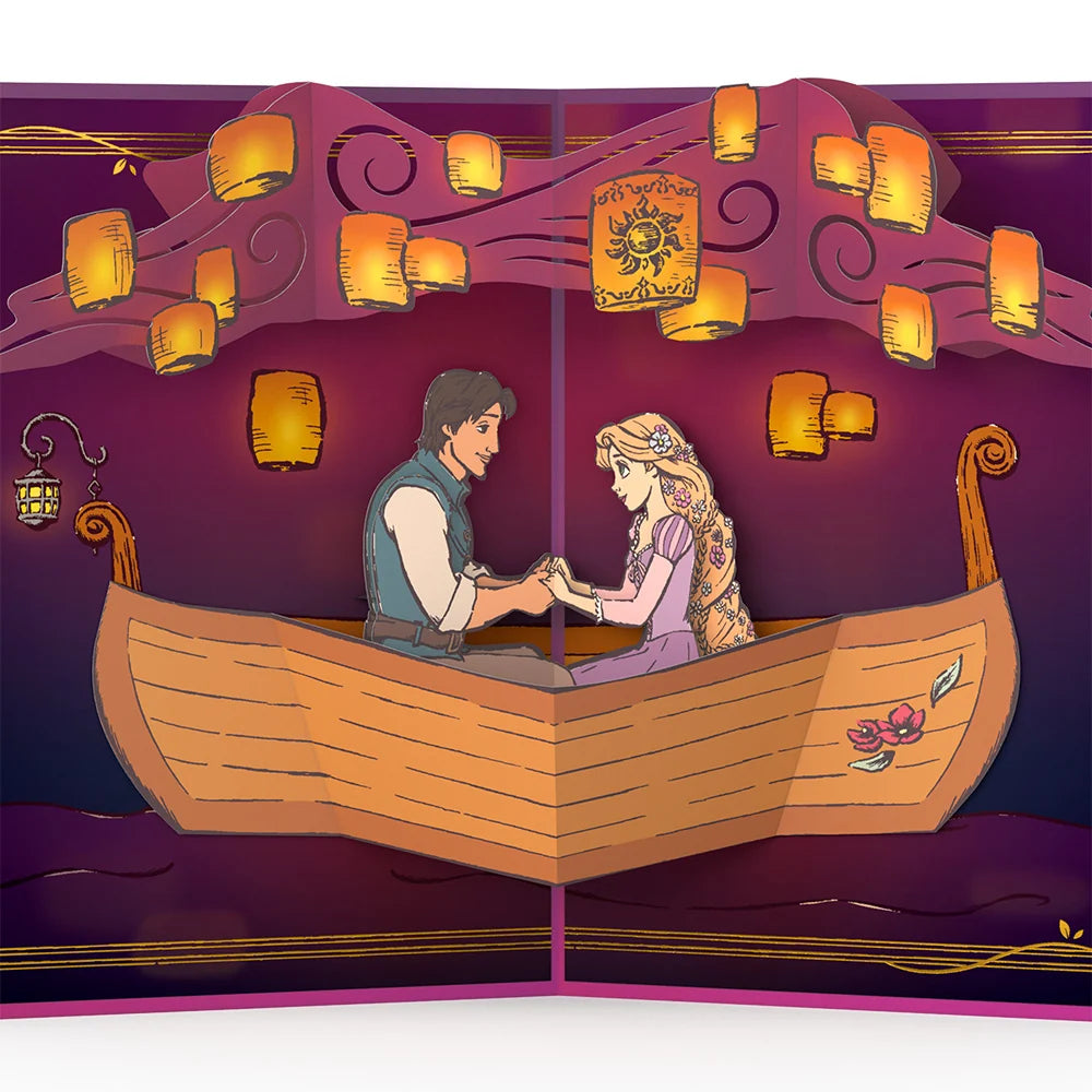 Disney's Tangled You Light Up the World Pop-Up Card