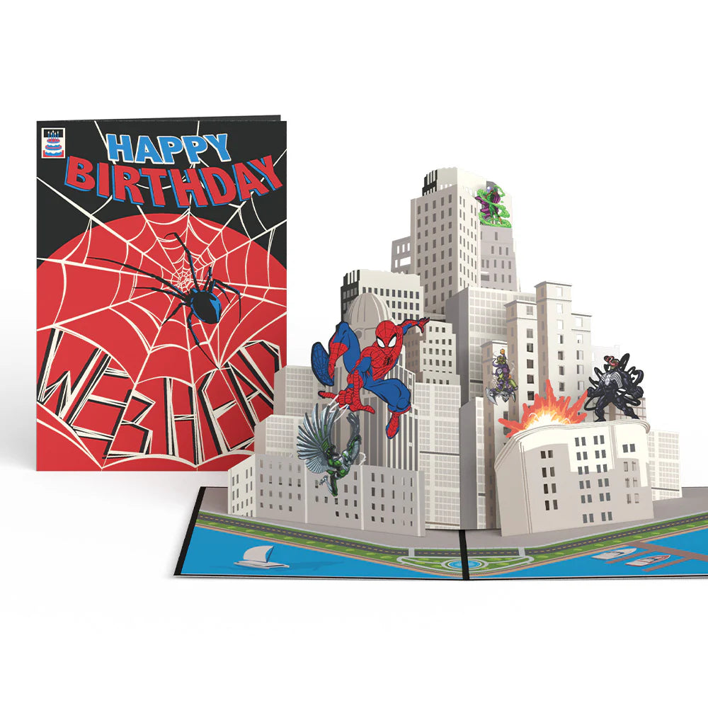 Marvel's Spider-Man Happy Birthday Webhead Pop-Up Card