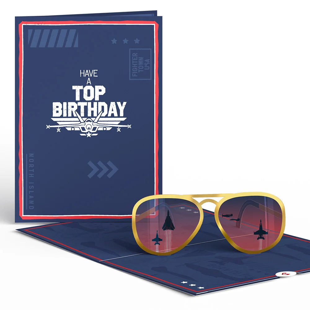 Top Gun: Maverick Have a Top Birthday Pop-Up Card