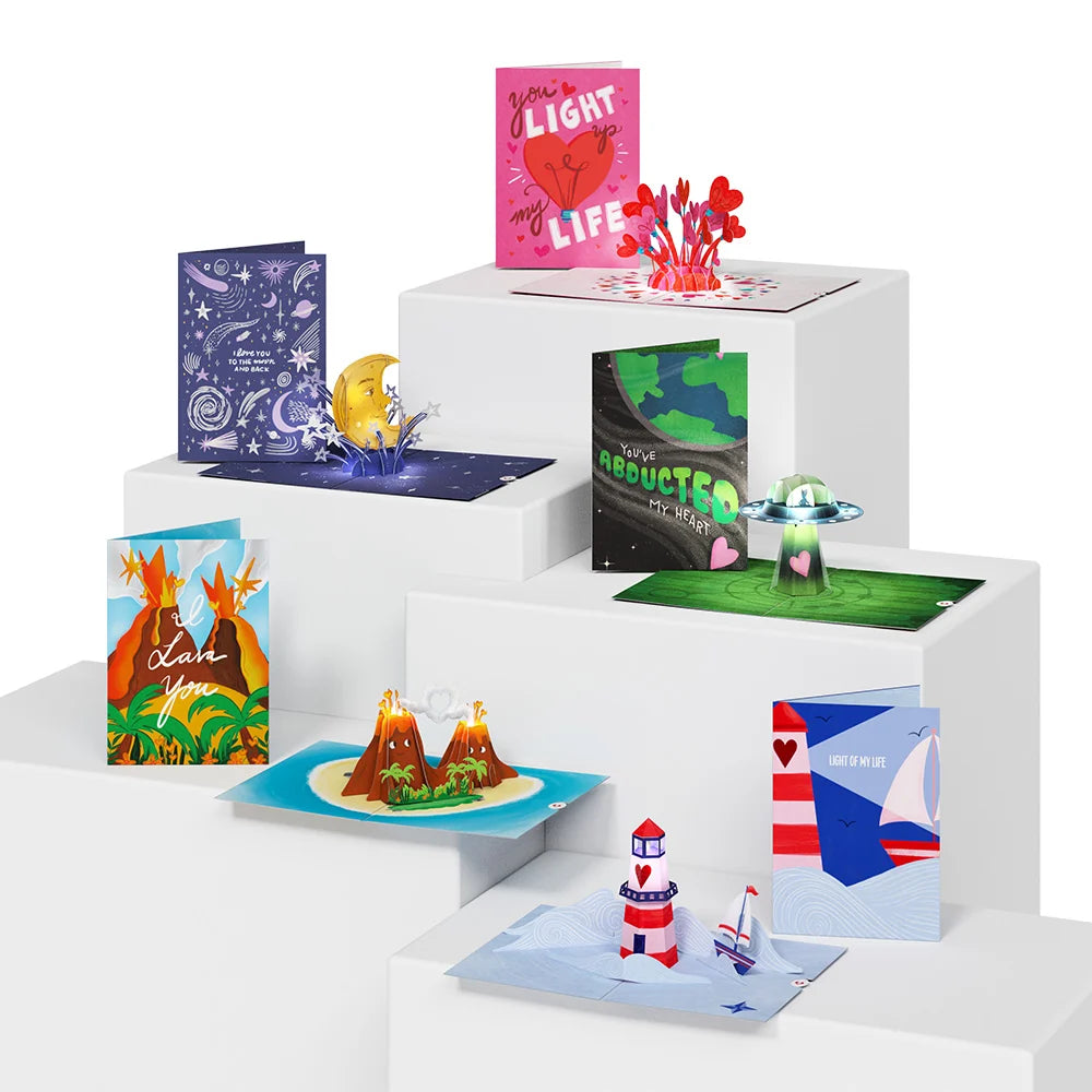 Whimsical Love Light-Up Card 5-Pack