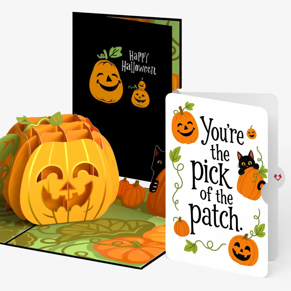 Happy Halloween Pumpkin Pop-Up Card and Pumpkin Patch Sentiment Set