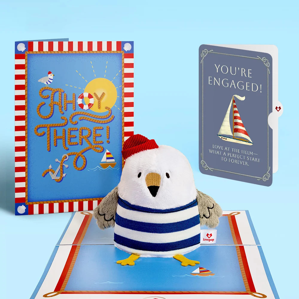'Ahoy There' Engagement Plushpop Card and Sentiment Set