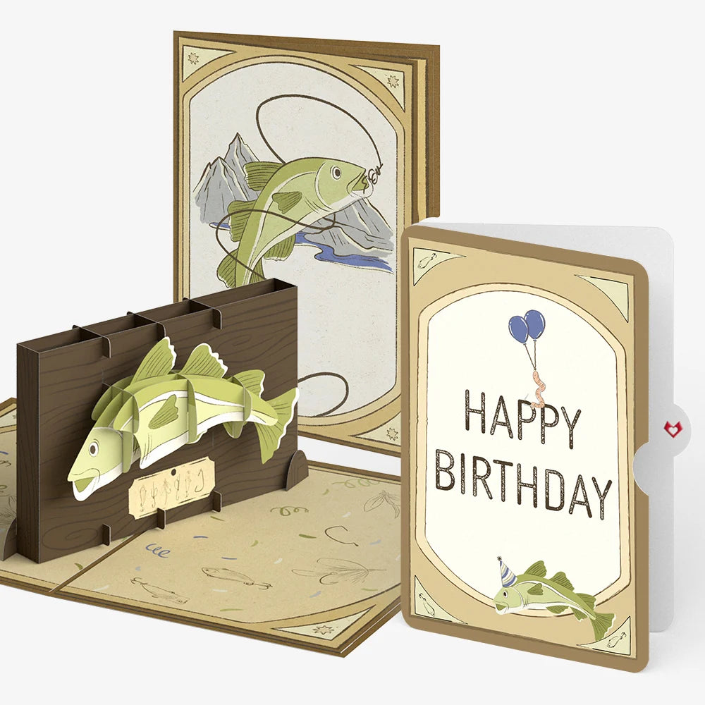 Cod Plaque Birthday Pop-Up Card and Sentiment Set