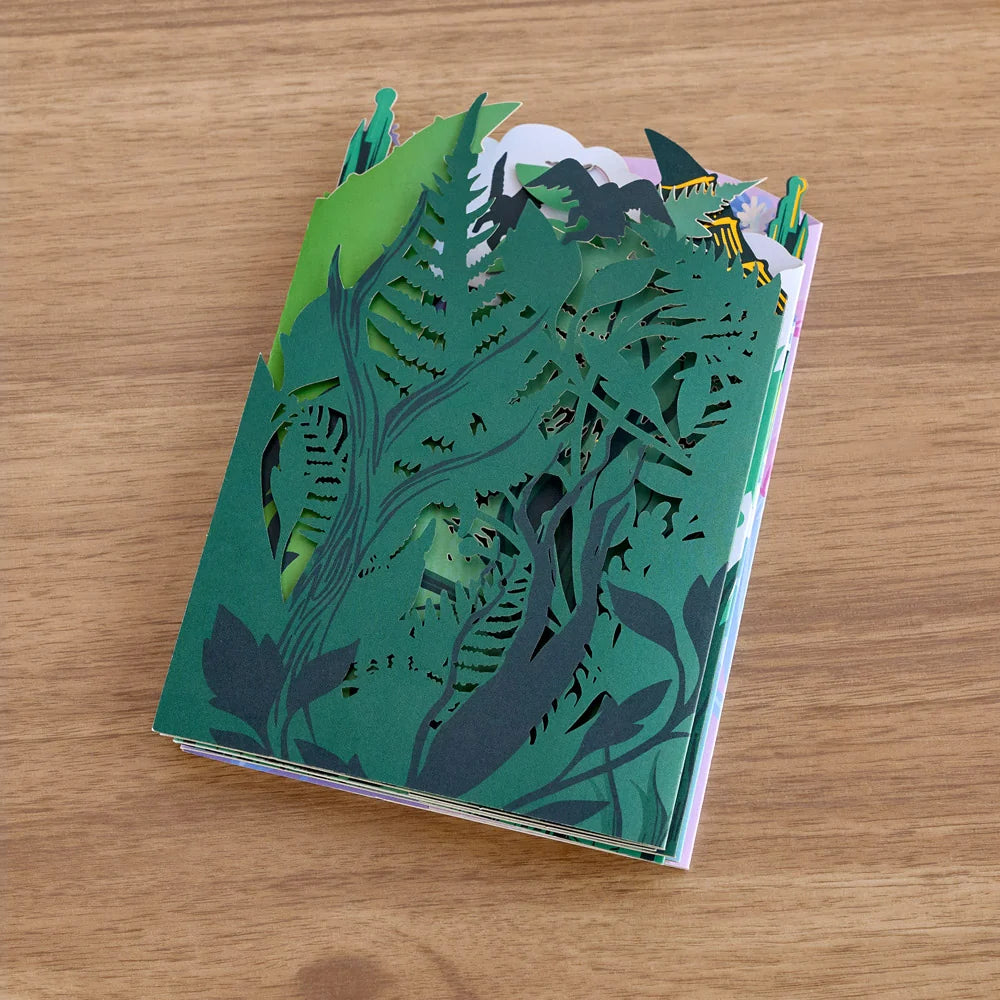 Wicked Glinda & Elphaba Loooooong Card™ (Expands to 2 feet)